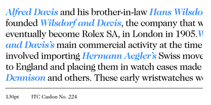 ITC Caslon No. 224 Font Poster 3